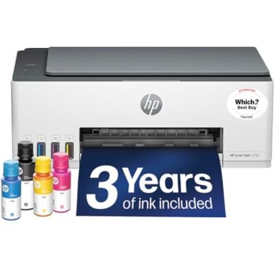 HP Smart Tank 5105 All in One Printer Perfect for Home Colour Wireless Print, Scan, Copy Refillable, Includes up to 3 Years of Ink Smart Buttons Easy Setup Reliable Wi-Fi HP Smart Tank 5105 All in One Printer Perfect for Home Colour Wireless Print, Scan, Copy Refillable, Includes up to 3 Years of Ink Smart Buttons Easy Setup Reliable Wi-Fi