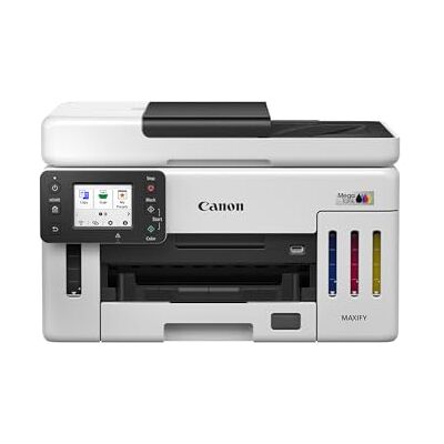 Canon MAXIFY GX6150 Refillable MegaTank All-in-One Printer, Fast Office Refillable ink-tank system for document printing; wireless AirPrint and Mopria; scan, copy and print; smudge-resistant ink Canon MAXIFY GX6150 Refillable MegaTank All-in-One Printer, Fast Office Refillable ink-tank system for document printing; wireless AirPrint and Mopria; scan, copy and print; smudge-resistant ink