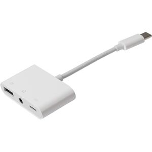 Maplin Multiport Hub, USB-C to USB-A 3.0, 3.5mm Audio Jack & USB-C Charging Port for MacBook, Dell XPS, Lenovo ThinkPad, Surface & More Maplin Multiport Hub, USB-C to USB-A 3.0, 3.5mm Audio Jack & USB-C Charging Port for MacBook, Dell XPS, Lenovo ThinkPad, Surface & More