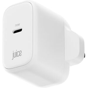 Juice 70W USB-C Charger Plug with 2m Cable – Fast GaN MacBook Charger for MacBook Pro/Air, Laptop, Tablet & Phone – PD 3.0 Fast Charging UK Wall Adapter Juice 70W USB-C Charger Plug with 2m Cable – Fast GaN MacBook Charger for MacBook Pro/Air, Laptop, Tablet & Phone – PD 3.0 Fast Charging UK Wall Adapter