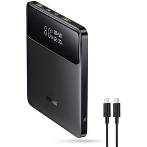 Baseus Laptop Power Bank 20000 mAh 100W Fast Charging, Slim Battery Pack Portable Charger, Blade H1 for Laptops, iPad, iPhone 16 Pro, Switch, Steam Deck, Samsung Galaxy S23, AirPods, 2024 Version Baseus Laptop Power Bank 20000 mAh 100W Fast Charging, Slim Battery Pack Portable Charger, Blade H1 for Laptops, iPad, iPhone 16 Pro, Switch, Steam Deck, Samsung Galaxy S23, AirPods, 2024 Version
