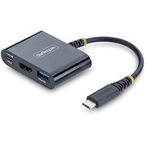 StarTech 3-in-1 USB C to HDMI Multiport Adapter with 140W PD Charging, 4K 60Hz HDMI, USB 5Gbps Hub, Power Delivery 3.2, Mini Dock for MacBook/Dell/Thinkpad/HP/iPad StarTech 3-in-1 USB C to HDMI Multiport Adapter with 140W PD Charging, 4K 60Hz HDMI, USB 5Gbps Hub, Power Delivery 3.2, Mini Dock for MacBook/Dell/Thinkpad/HP/iPad