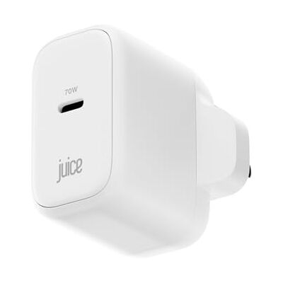 Juice 70W USB-C Charger Plug with 2m Cable – Fast GaN MacBook Charger for MacBook Pro/Air, Laptop, Tablet & Phone – PD 3.0 Fast Charging UK Wall Adapter Juice 70W USB-C Charger Plug with 2m Cable – Fast GaN MacBook Charger for MacBook Pro/Air, Laptop, Tablet & Phone – PD 3.0 Fast Charging UK Wall Adapter