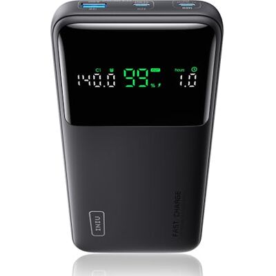 INIU 140W 25000mAh Portable Charger for Laptop & Phone, Mini Power Bank with PD QC Fast Charging (USB-C in/Out) High Capacity Electronics Battery Pack for iPad, Samsung, Travel, Camping INIU 140W 25000mAh Portable Charger for Laptop & Phone, Mini Power Bank with PD QC Fast Charging (USB-C in/Out) High Capacity Electronics Battery Pack for iPad, Samsung, Travel, Camping
