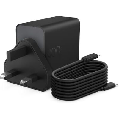 HP 100W GaN Wall Charger (CS9V8AA) — USB-C Power Delivery Laptop Charger, 2x USB-C + 1x USB-A HP 100W GaN Wall Charger (CS9V8AA) — USB-C Power Delivery Laptop Charger, 2x USB-C + 1x USB-A