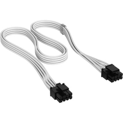Corsair Elite Premium Type 4 Individually Sleeved EPS/ATX12V (4+4) 8-Pin PSU Cable – Low-Profile Cable Combs, Triple-Mesh Paracord Sleeve, Compatible Type 4 PSUs – White Corsair Elite Premium Type 4 Individually Sleeved EPS/ATX12V (4+4) 8-Pin PSU Cable – Low-Profile Cable Combs, Triple-Mesh Paracord Sleeve, Compatible Type 4 PSUs – White