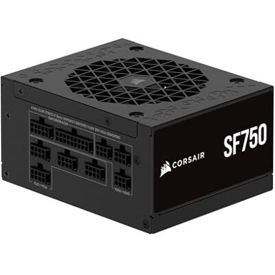 Corsair SF750 (2024) Fully Modular SFX Low Noise 80 Plus Platinum Power Supply – ATX 3.1 Compliant – PCIe 5.1 Ready – Small Form Factor – SFX-to-ATX Bracket Included – Black Corsair SF750 (2024) Fully Modular SFX Low Noise 80 Plus Platinum Power Supply – ATX 3.1 Compliant – PCIe 5.1 Ready – Small Form Factor – SFX-to-ATX Bracket Included – Black