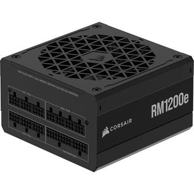 Corsair RM1200e (2023) Fully Modular Low-Noise ATX Power Supply with 12V-2x6 Cable – ATX 3.1 & PCIe 5.1 Compliant, Cybenetics Platinum Efficiency, 105°C-Rated Capacitors, Modern Standby Mode – Black Corsair RM1200e (2023) Fully Modular Low-Noise ATX Power Supply with 12V-2x6 Cable – ATX 3.1 & PCIe 5.1 Compliant, Cybenetics Platinum Efficiency, 105°C-Rated Capacitors, Modern Standby Mode – Black