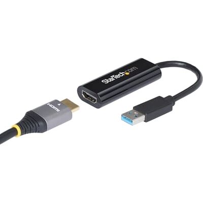 StarTech USB-A to HDMI Converter, 1080p 60Hz, Driver Required, Windows StarTech USB-A to HDMI Converter, 1080p 60Hz, Driver Required, Windows