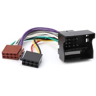 Sound-way Car stereo ISO Radio Adapter Wiring Harness Connector Lead Loom Cable Plug Adaptor compatible with Citroën Peugeot Sound-way Car stereo ISO Radio Adapter Wiring Harness Connector Lead Loom Cable Plug Adaptor compatible with Citroën Peugeot