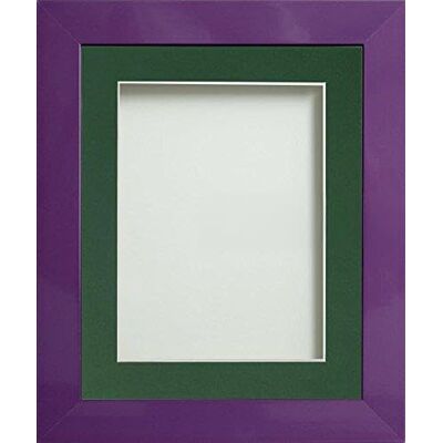 Frame Company Candy Range Purple Picture Photo Frames with Bottle Green Mount *Choice of Colours* Frame Company Candy Range Purple Picture Photo Frames with Bottle Green Mount *Choice of Colours*