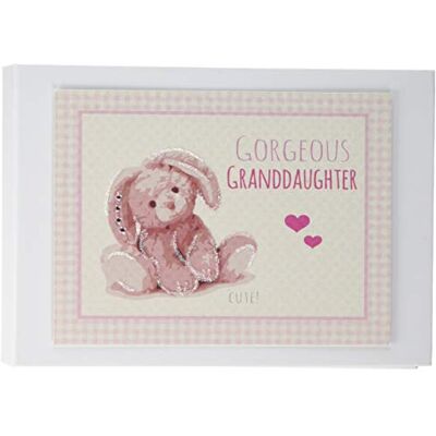 WHITE COTTON CARDS Pink 'Gorgeous Granddaughter' Photo Album (NRP17T), of WHITE COTTON CARDS Pink 'Gorgeous Granddaughter' Photo Album (NRP17T), of