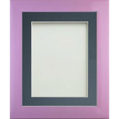 Frame Company Candy Range Peony Picture Photo Frames with Blue Mount, 12x10 for 10x8 *Choice of Sizes and Colours* Fitted with Real Glass Frame Company Candy Range Peony Picture Photo Frames with Blue Mount, 12x10 for 10x8 *Choice of Sizes and Colours* Fitted with Real Glass