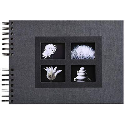 Exacompta Photo Album Spiral Passion Black 150 Photos 50 Pages 32x22 cm Exacompta Photo Album Spiral Passion Black 150 Photos 50 Pages 32x22 cm