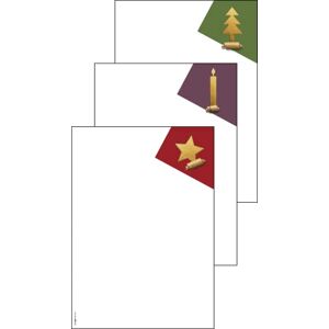 Sigel Christmas motif paper set - A4 - Pack of 2 Sigel Christmas motif paper set - A4 - Pack of 2