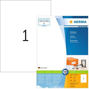 HERMA White Labels - Labels for Laser and Inkjet Printers HERMA White Labels - Labels for Laser and Inkjet Printers