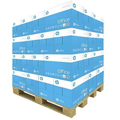 HP Office A4 80gsm White Office Copier Paper, 40 Boxes, 200 Reams (100,000 sheets) HP Office A4 80gsm White Office Copier Paper, 40 Boxes, 200 Reams (100,000 sheets)