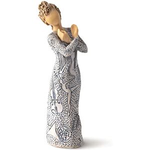 Willow Tree Music Speaks (Lighter Skin), Sculpted Hand-Painted Figure, Blue, 7'' high Willow Tree Music Speaks (Lighter Skin), Sculpted Hand-Painted Figure, Blue, 7'' high