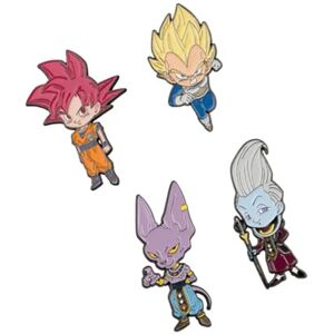 Grupo Erik Set of 4 Enamel Pins Dragon Ball Super Manga Cute Pin Badges, Bag Pins Dragon Ball Gifts under 15 Pounds, Anime Gifts for Friends Grupo Erik Set of 4 Enamel Pins Dragon Ball Super Manga Cute Pin Badges, Bag Pins Dragon Ball Gifts under 15 Pounds, Anime Gifts for Friends