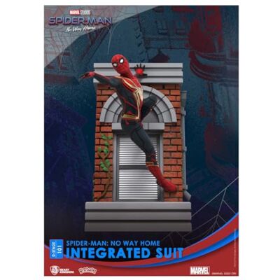 Beast Kingdom Spider-Man: No Way Home: Integrated Suit DS-101 D-Stage Diorama Statue,Multicolor Beast Kingdom Spider-Man: No Way Home: Integrated Suit DS-101 D-Stage Diorama Statue,Multicolor