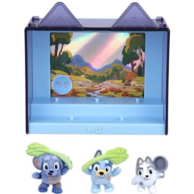 Bluey Fuzzies Episode Pack: Camping, 3 Flocked Mini-Figures Includes exclusive figure, display case, trading card & guide; 80 to collect in Series 1, kids toys 3+ Bluey Fuzzies Episode Pack: Camping, 3 Flocked Mini-Figures Includes exclusive figure, display case, trading card & guide; 80 to collect in Series 1, kids toys 3+