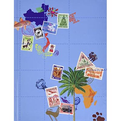 Exacompta Ref. 25634E Lot of 5 stamp albums 16 pages globe trotter 16.5 x 22.5 cm assorted colors Exacompta Ref. 25634E Lot of 5 stamp albums 16 pages globe trotter 16.5 x 22.5 cm assorted colors