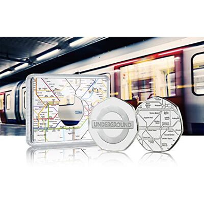 The Commemorative Coin Company Officially Licensed LONDON UNDERGROUND .999 Silver Commemorative in Case. Subway/Tube/Train/TFL. Transport for London The Commemorative Coin Company Officially Licensed LONDON UNDERGROUND .999 Silver Commemorative in Case. Subway/Tube/Train/TFL. Transport for London