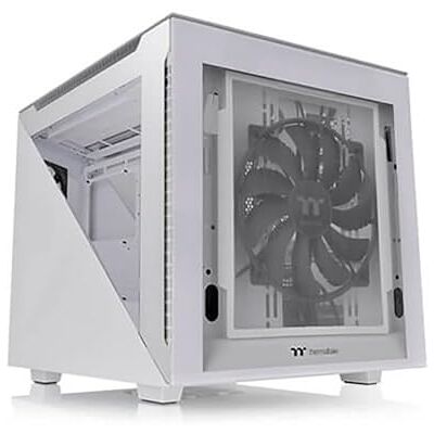 Thermaltake Divider 200 TG Snow Micro-ATX-PC-Gehäuse 3 x gehärtetes 3mm Glasseitenteil weiß Thermaltake Divider 200 TG Snow Micro-ATX-PC-Gehäuse 3 x gehärtetes 3mm Glasseitenteil weiß