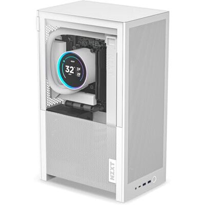 NZXT H2 Flow Mini-ITX 20.7L Airflow PC Case White NZXT H2 Flow Mini-ITX 20.7L Airflow PC Case White