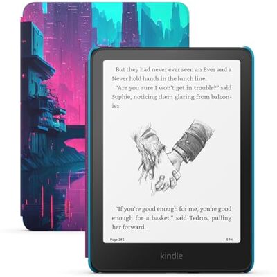 Amazon Kindle Paperwhite Kids (newest gen) larger glare-free display – Children read more than 45 minutes per day with Kindle – 16 GB – Cyber City Amazon Kindle Paperwhite Kids (newest gen) larger glare-free display – Children read more than 45 minutes per day with Kindle – 16 GB – Cyber City