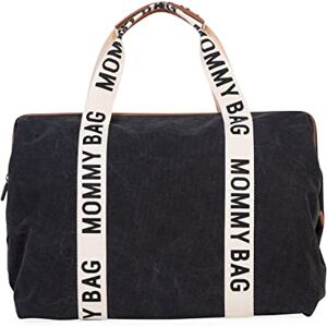 Childhome , Mommy Bag, Changing Bag, Maternity, Travel Bag, Large Capacity, Changing Mat, Adjustable Shoulder Strap, Insulated Pocket, Suitcase Passage, Signature Collection, Black Childhome , Mommy Bag, Changing Bag, Maternity, Travel Bag, Large Capacity, Changing Mat, Adjustable Shoulder Strap, Insulated Pocket, Suitcase Passage, Signature Collection, Black