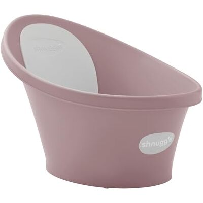 Shnuggle Baby Bath Tub Featuring Ergonomic Bum Bump Support, Soft Foam Backrest and an Integrated Plug. A Compact, Space-Saving Bathing Solution for Newborns up to 12 Months Blossom Shnuggle Baby Bath Tub Featuring Ergonomic Bum Bump Support, Soft Foam Backrest and an Integrated Plug. A Compact, Space-Saving Bathing Solution for Newborns up to 12 Months Blossom
