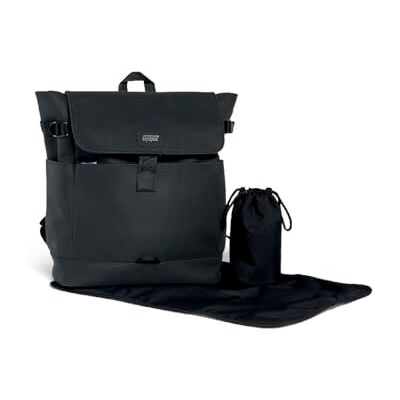 Mamas & Papas Utilitaria Backpack Black Baby Change Bag Mamas & Papas Utilitaria Backpack Black Baby Change Bag