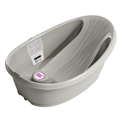 OKBABY Onda Baby Compact Baby Bath Tub, 0-12 Months, Grey OKBABY Onda Baby Compact Baby Bath Tub, 0-12 Months, Grey