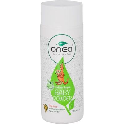 Onea Organic Skin care ONEA Natural Apple Baby Powder Talc-Free, Preservative-Free Natural Body Powder Reduced Risk of Skin Irritation Prevents Diaper Rash 3.5 oz Onea Organic Skin care ONEA Natural Apple Baby Powder Talc-Free, Preservative-Free Natural Body Powder Reduced Risk of Skin Irritation Prevents Diaper Rash 3.5 oz