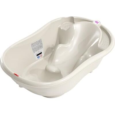 OKBABY Onda Ergonomic Bath Tub for Baby Bathing 0-12 Months White OKBABY Onda Ergonomic Bath Tub for Baby Bathing 0-12 Months White