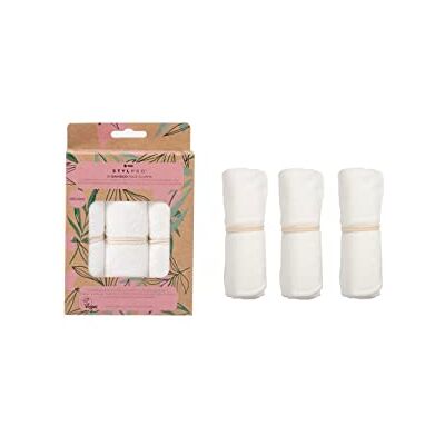 StylPro Bamboo Face Cloths 3 Pack – Soft Reusable Flannel Face Cloths for Washing Face – Eco-Friendly Washcloths for Baby or Skin Care – Large Bamboo Flannels for Sensitive Skin StylPro Bamboo Face Cloths 3 Pack – Soft Reusable Flannel Face Cloths for Washing Face – Eco-Friendly Washcloths for Baby or Skin Care – Large Bamboo Flannels for Sensitive Skin