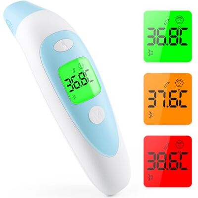 AILE Digital Thermometer for Kids and Adults, CE Certified MHRA Registered Tested for Accuracy Thermometers, Fever Alarm & Silent Mode, 3 in 1 Forehead Ear Object Temperature Reading AILE Digital Thermometer for Kids and Adults, CE Certified MHRA Registered Tested for Accuracy Thermometers, Fever Alarm & Silent Mode, 3 in 1 Forehead Ear Object Temperature Reading