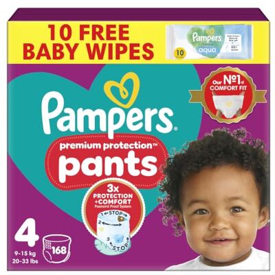 Pampers Premium Protection Nappy Pants Size 4 Pampers Premium Protection Nappy Pants Size 4