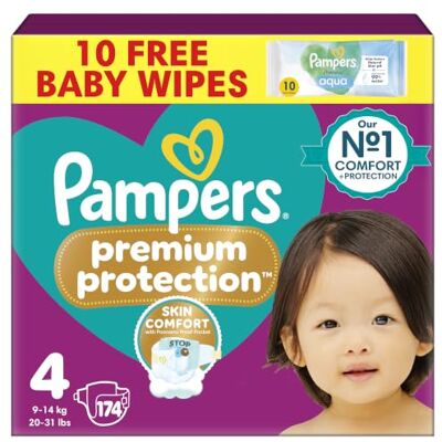 Pampers Premium Protection Nappies Size 4 Pampers Premium Protection Nappies Size 4