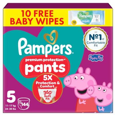 Pampers Premium Protection Nappy Pants Size 5 Pampers Premium Protection Nappy Pants Size 5