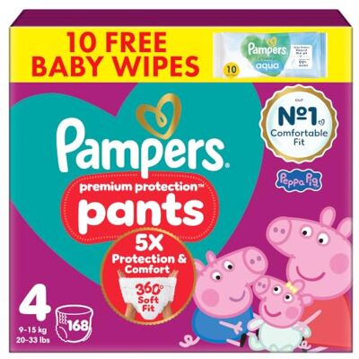 Pampers Premium Protection Nappy Pants Size 4 Pampers Premium Protection Nappy Pants Size 4