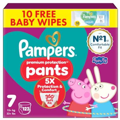 Pampers Premium Protection Nappy Pants Size 7 Pampers Premium Protection Nappy Pants Size 7