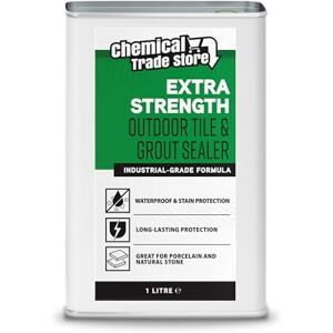 Chemical Trade Store Outdoor Tile & Grout Sealer Impregnator for all Natural Stone Floor Tiles Lasting Waterproof Protection 1 Litre Chemical Trade Store Outdoor Tile & Grout Sealer Impregnator for all Natural Stone Floor Tiles Lasting Waterproof Protection 1 Litre