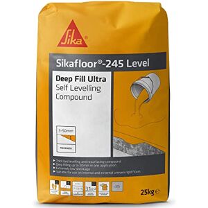 Sika floor 245 Level Deep Fill Ultra Self Levelling Compound – Low Shrinkage – Grey – 25 kg Sika floor 245 Level Deep Fill Ultra Self Levelling Compound – Low Shrinkage – Grey – 25 kg