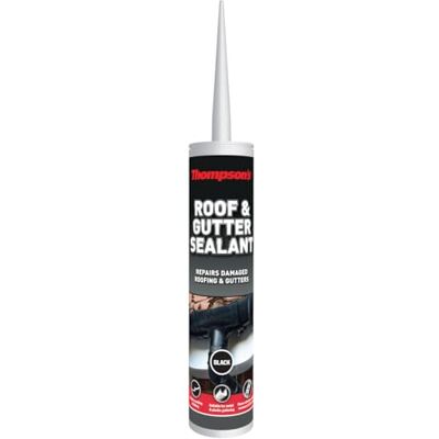 Ronseal RSLTRGSB310 Thompson's Roof & Gutter Sealant Black 310ml Ronseal RSLTRGSB310 Thompson's Roof & Gutter Sealant Black 310ml
