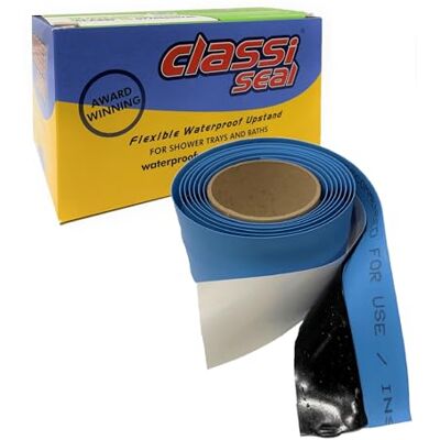 Plumbflex Classi-Seal 2.5 Metre Self Adhesive Flexible Waterproof Upstand Bath Seals Plumbflex Classi-Seal 2.5 Metre Self Adhesive Flexible Waterproof Upstand Bath Seals