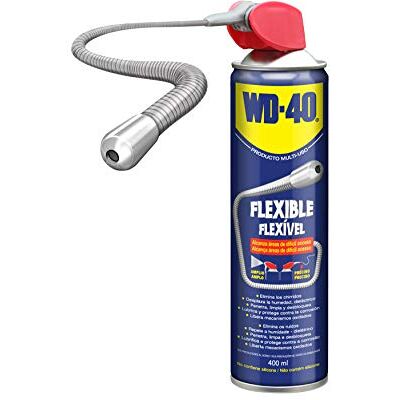 WD-40 Multi-Purpose Flexible Product 400 ml – Lubricates, Protects, Shines, Loosens and Moves Moisture Where Others Do Not Reach WD-40 Multi-Purpose Flexible Product 400 ml – Lubricates, Protects, Shines, Loosens and Moves Moisture Where Others Do Not Reach