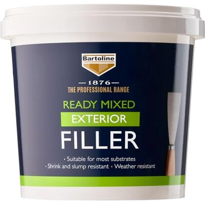 Bartoline 1876 Ready Mixed Exterior Filler 2.5kg – Crack, Hole & Gap Repair for Brick, Stone & Render, Anti-Shrink, Weather-Resistant, Sandable & Paintable Bartoline 1876 Ready Mixed Exterior Filler 2.5kg – Crack, Hole & Gap Repair for Brick, Stone & Render, Anti-Shrink, Weather-Resistant, Sandable & Paintable