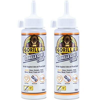 GORILLA 1244505 Glue Clear 170ml (2 Pack) GORILLA 1244505 Glue Clear 170ml (2 Pack)